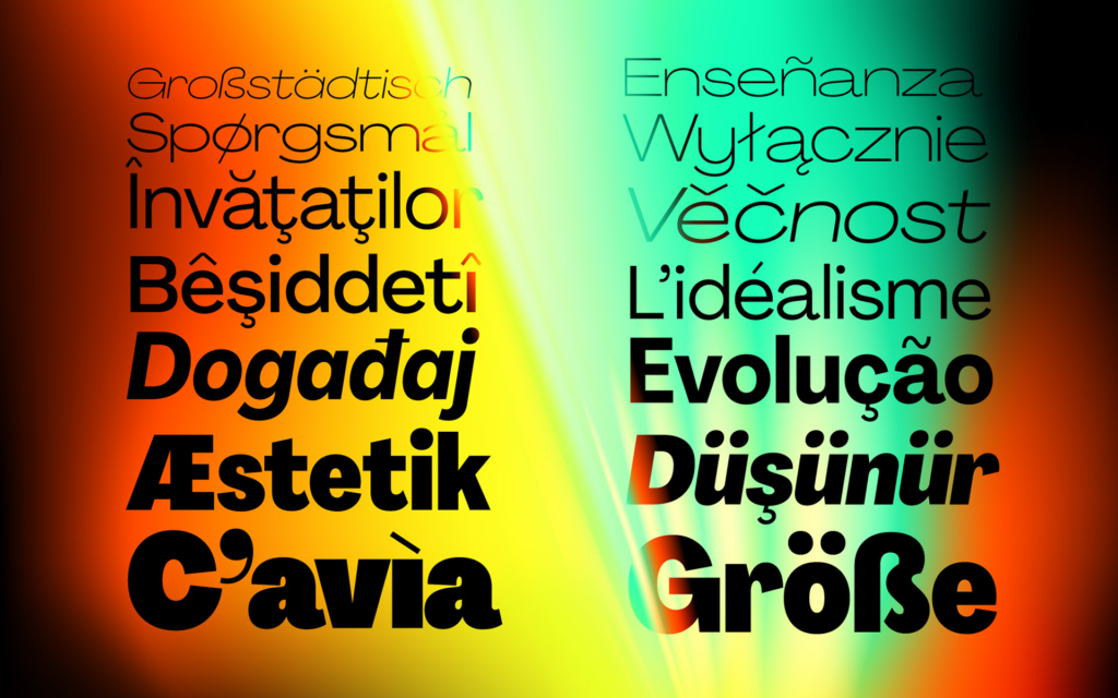 Agrandir Font Family