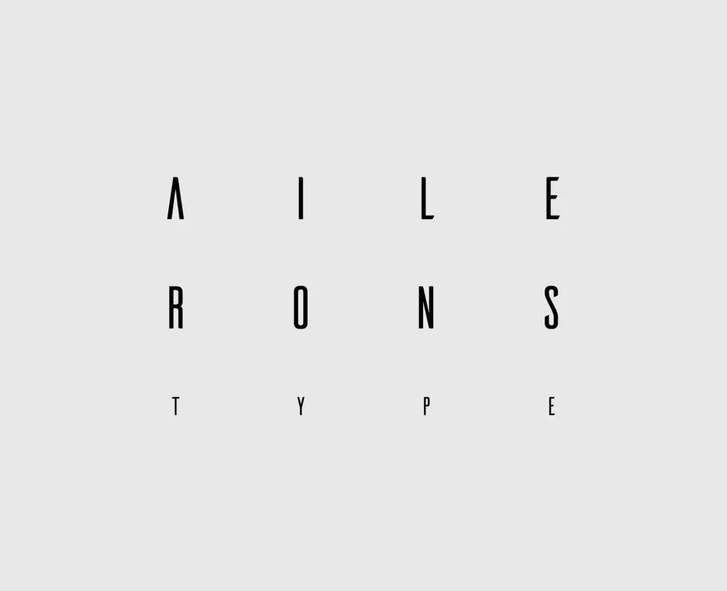 Ailerons Font