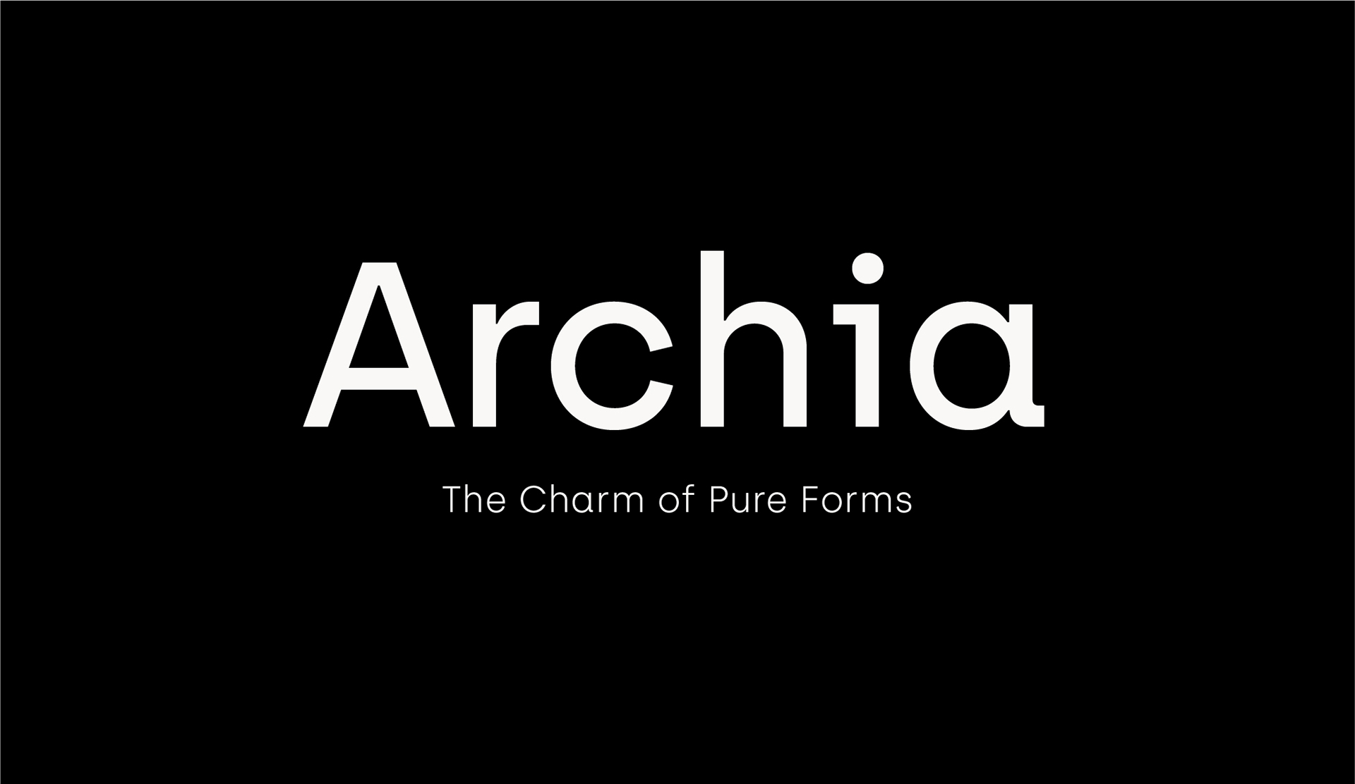 Archia Font