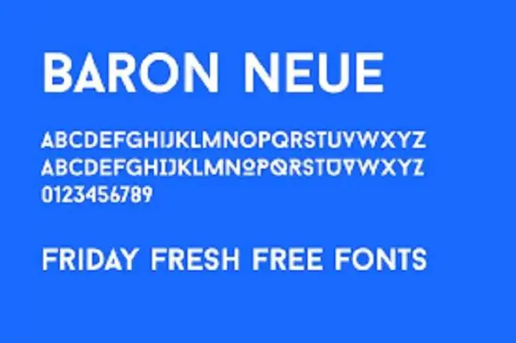 Baron Neue Font