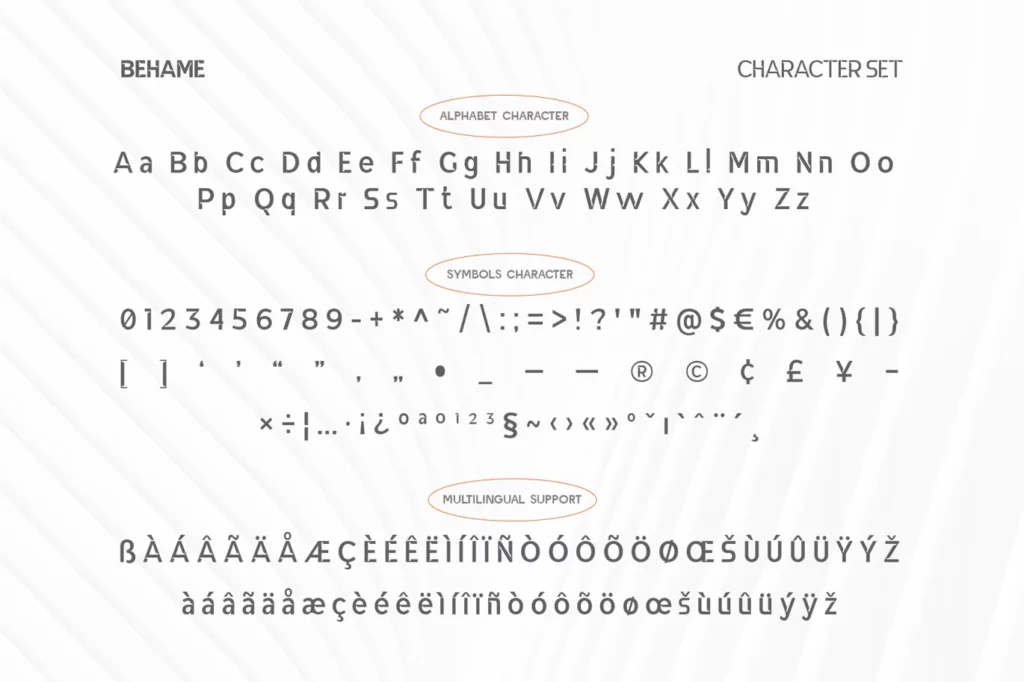 Behame Font