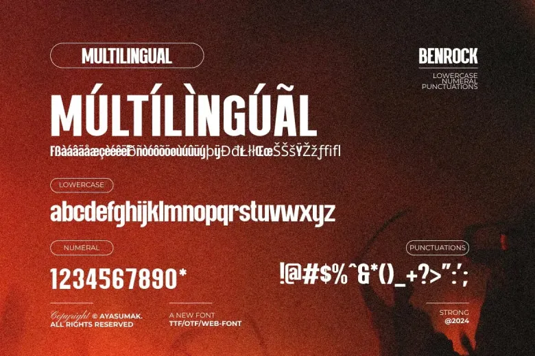 Benrock Font