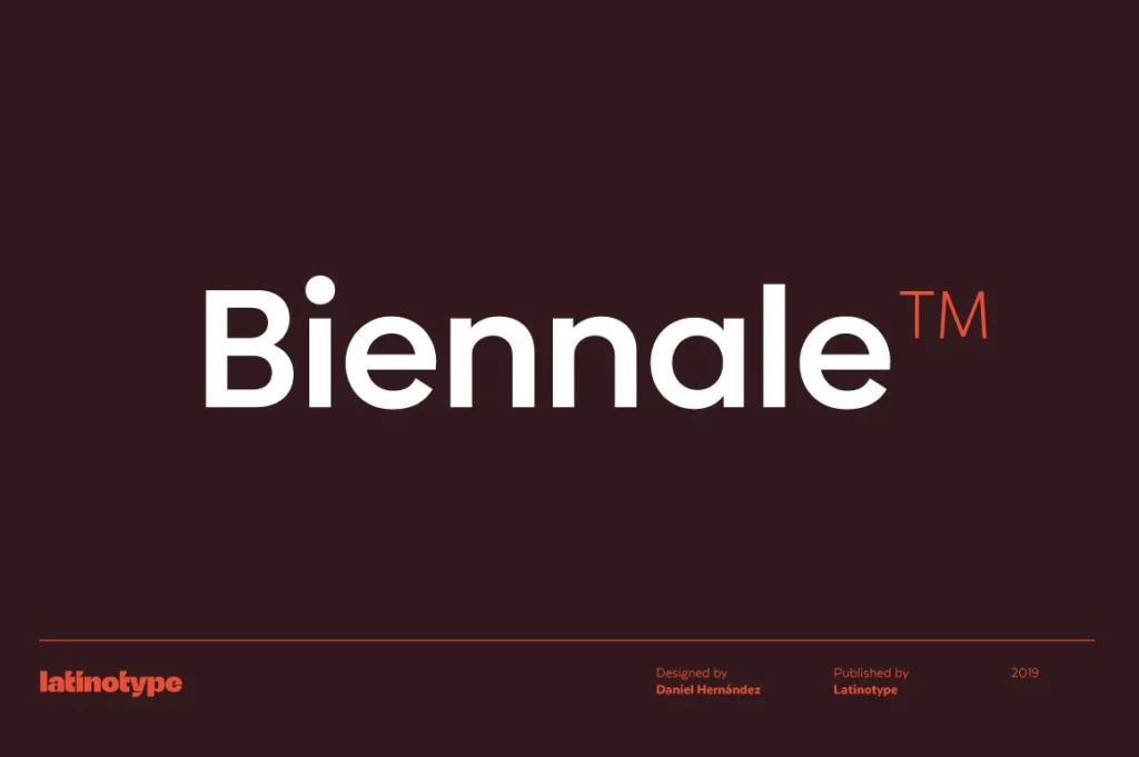 Biennale Font Family