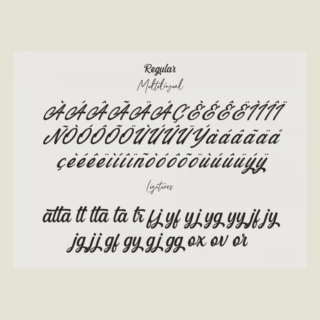 Blackbird Font