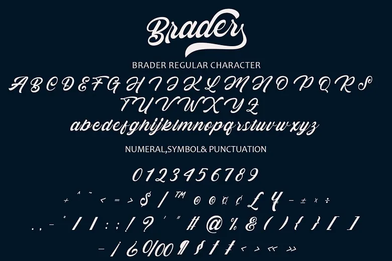 Brader Font