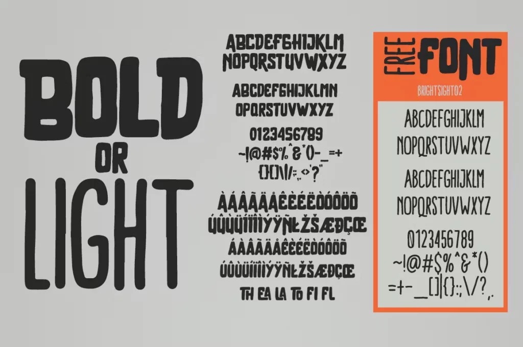 Brother Typeface Font