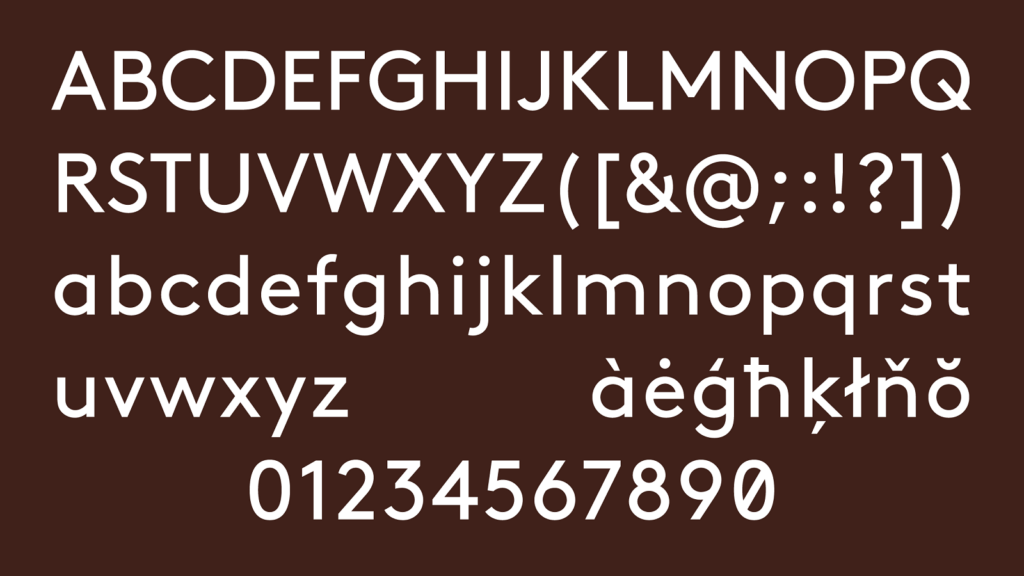 Brown Font