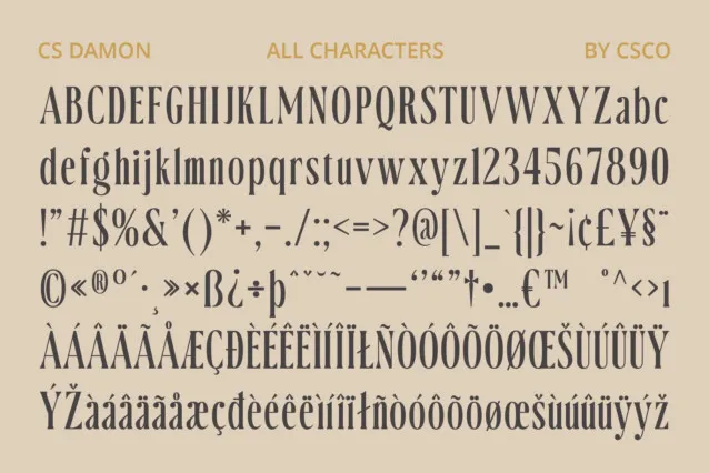 CS Damon Font