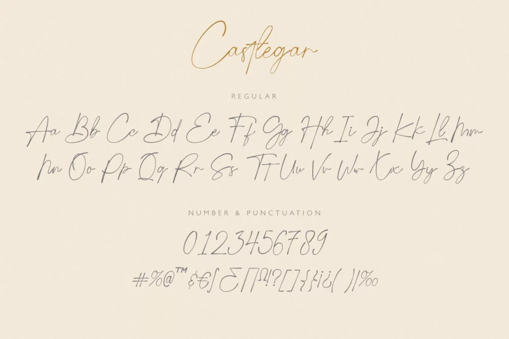 Castlegar Font