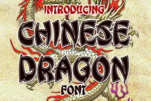 Chinese Dragon Font