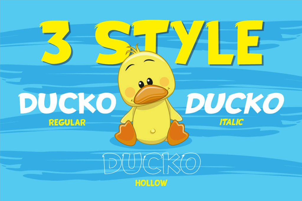 Ducko Font