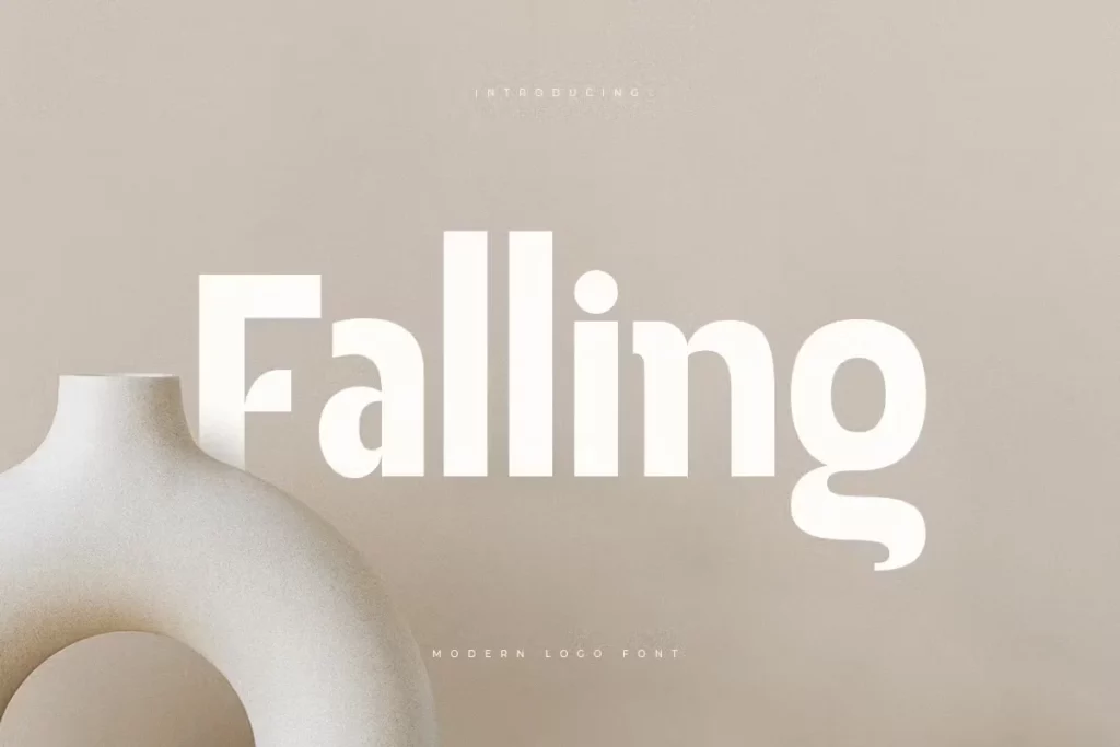 Falling Font