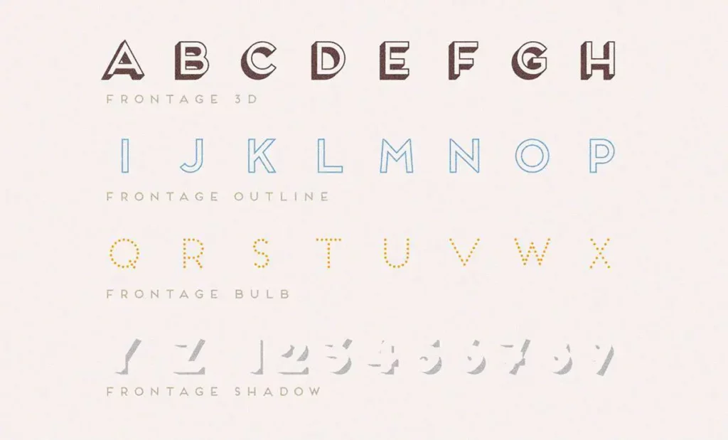 Frontage Font