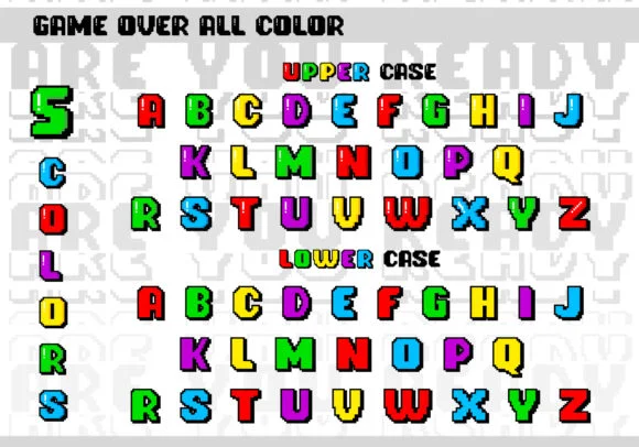 Game over Font