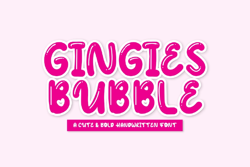 Gingies Bubble Font