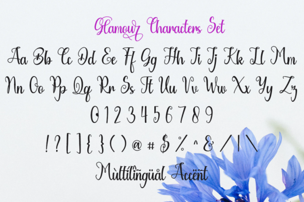 Glamour Font