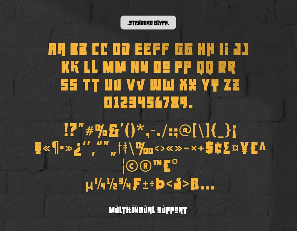 Goblock Font