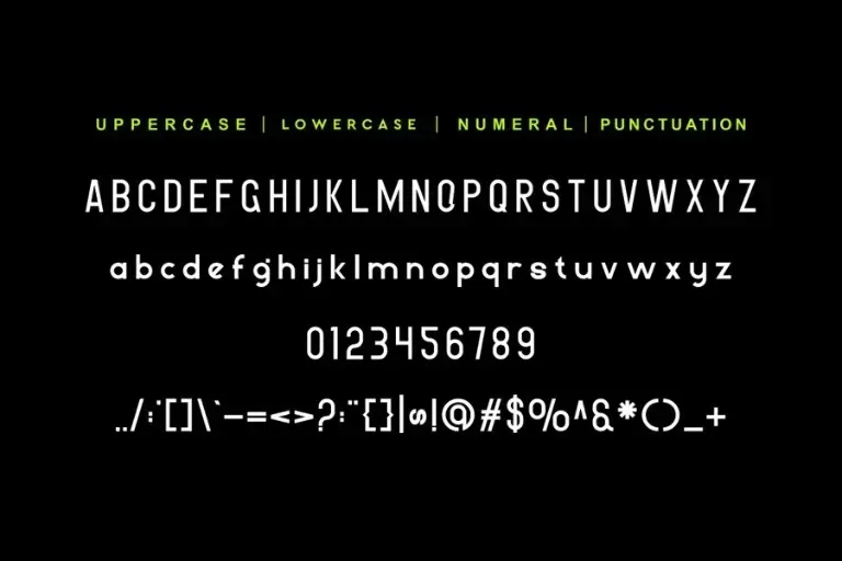 Gunabox Font