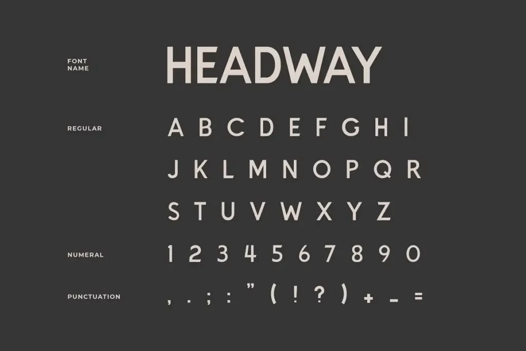 Headway Font