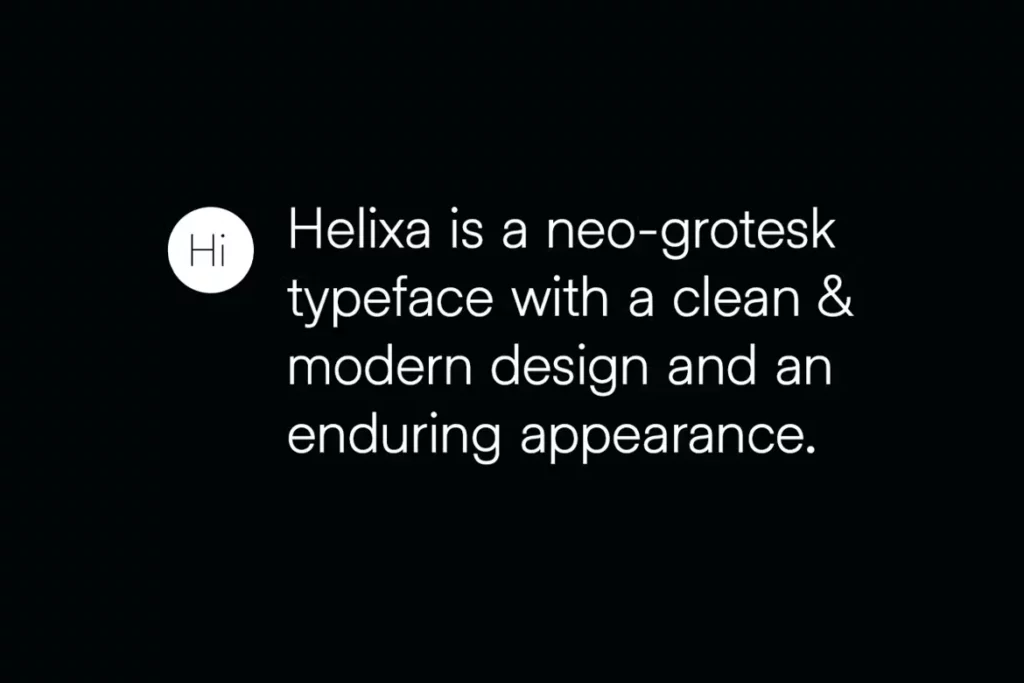 Helixa Font