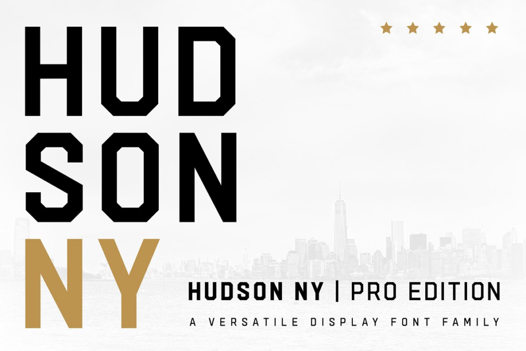 Hudson NY Font