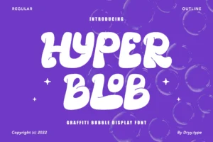 Hyper Blob Font