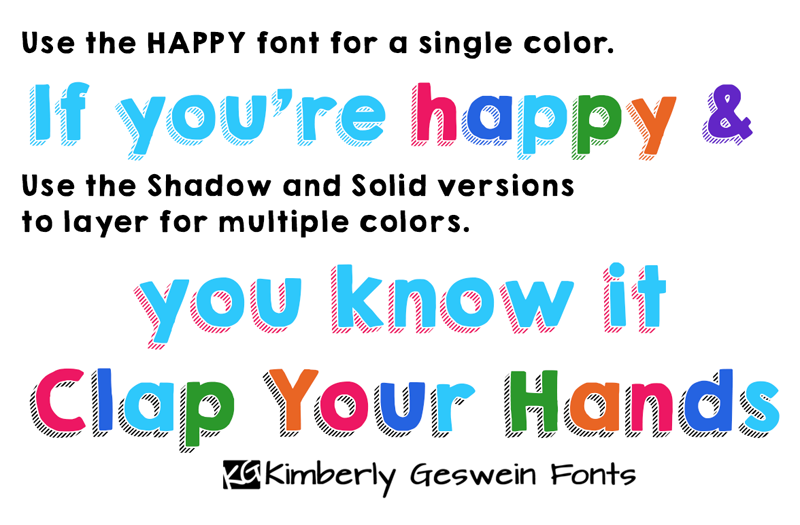 KG Happy Font