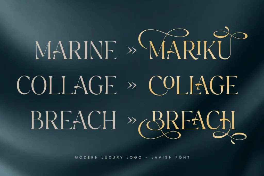 Lavish Font