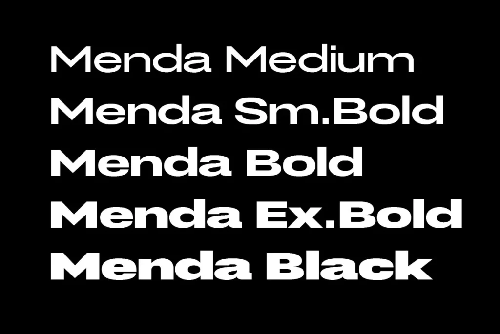 Menda Font