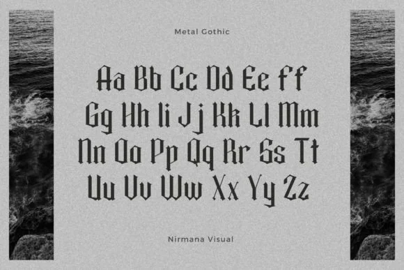Metal Gothic Font