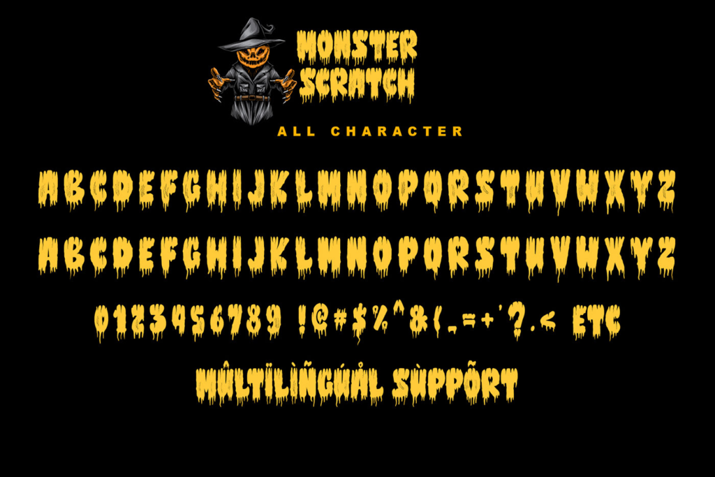 Monster Scratch Font