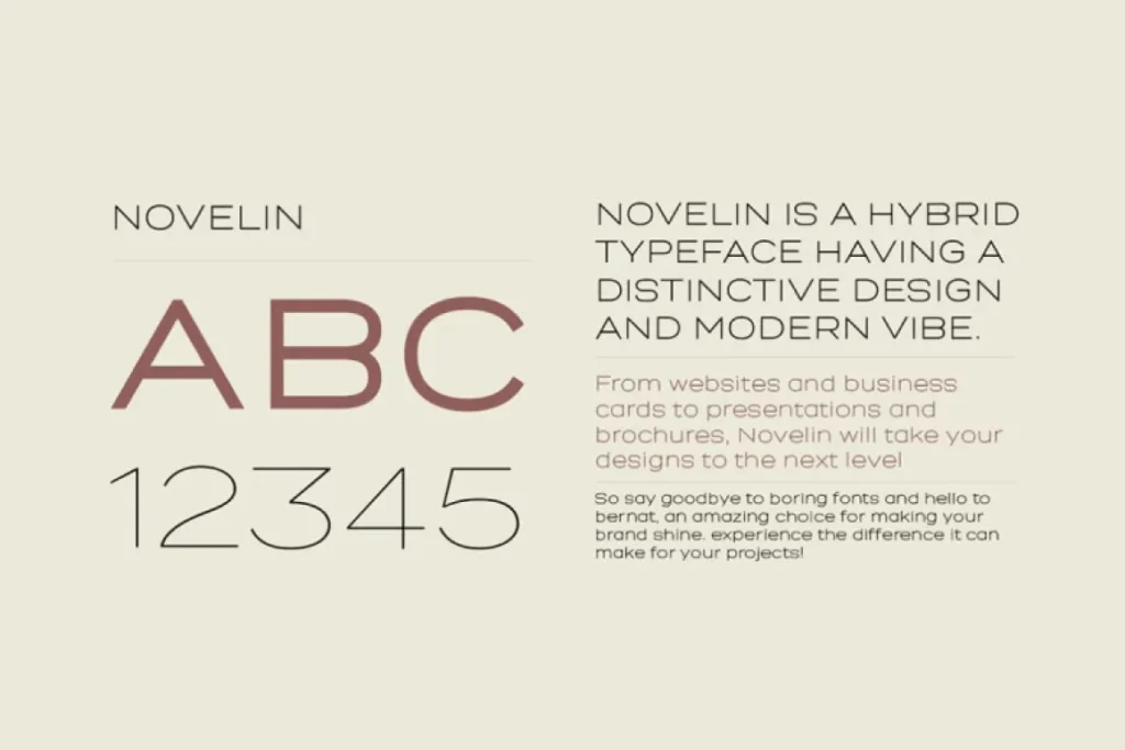 NOVELIN Font