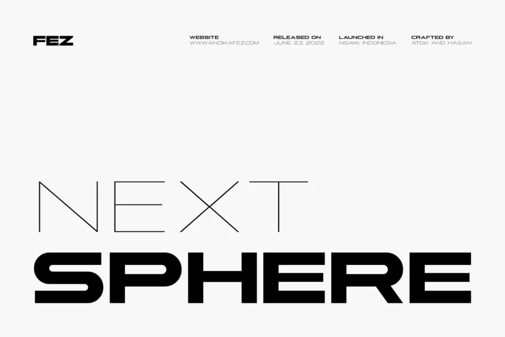 Next Sphere Font