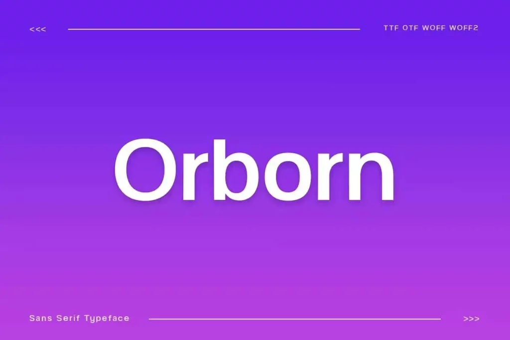 Orborn Font