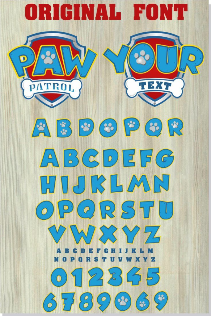 Paw Patrol Font