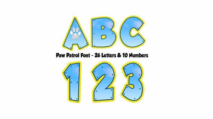 Paw Patrol Font
