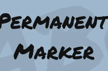 Permanent Marker Font