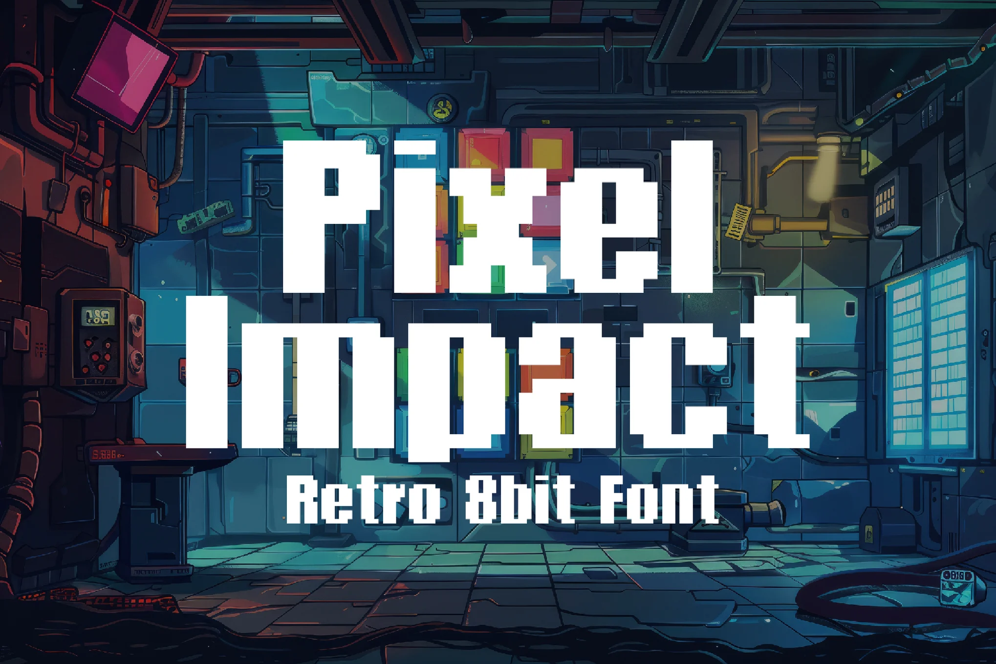 Pixel Impact Font