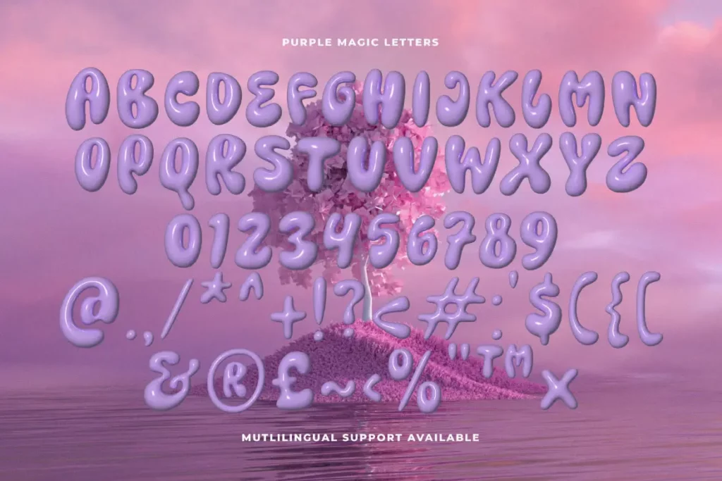 Purple Magic Font