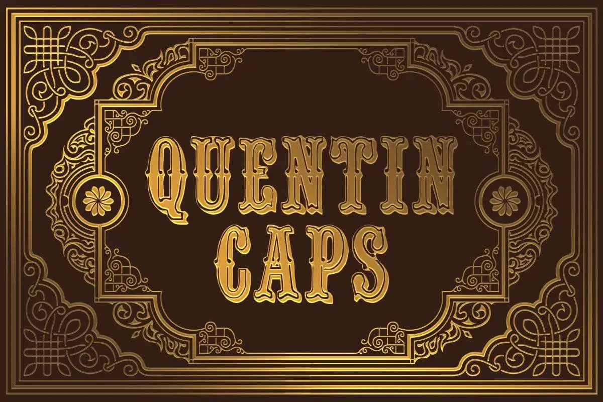 Quentin Caps Font