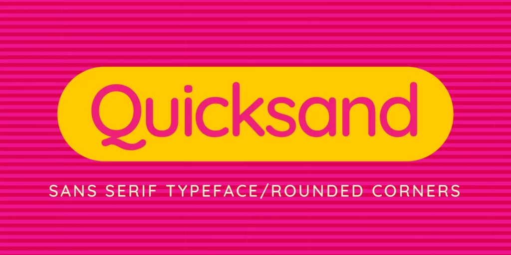 Quicksand Font Family