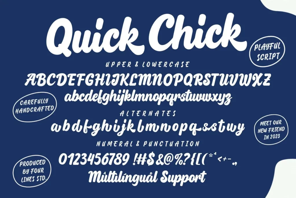 Quirk Chick Font