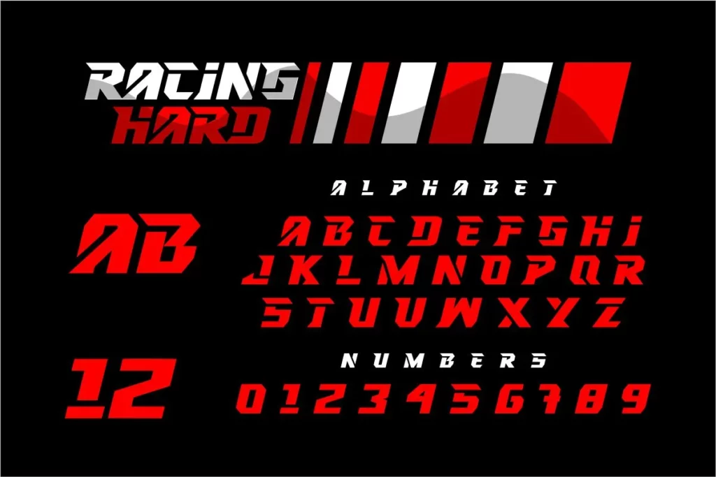 Racing Hard Font