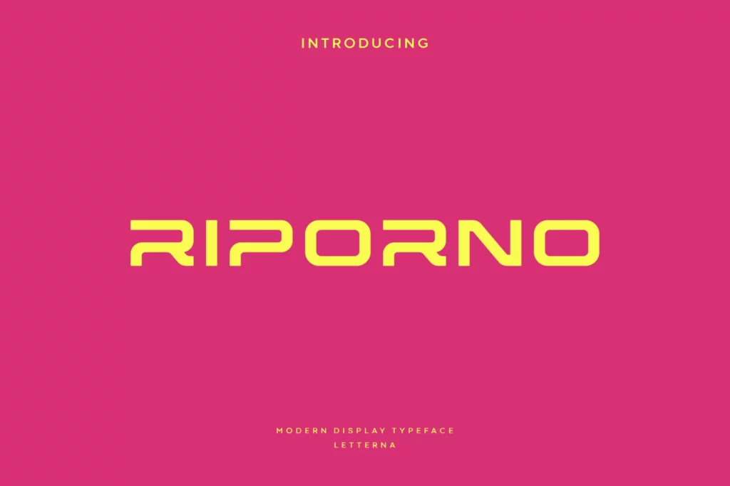 Riporno Font