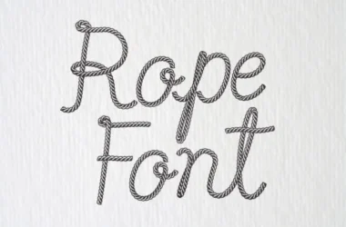 Rope Font