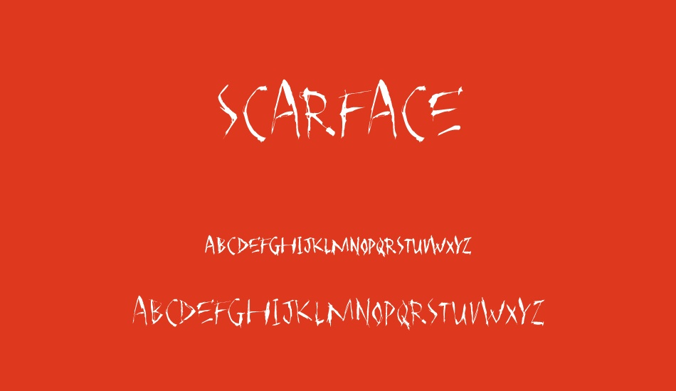 Scarface Font