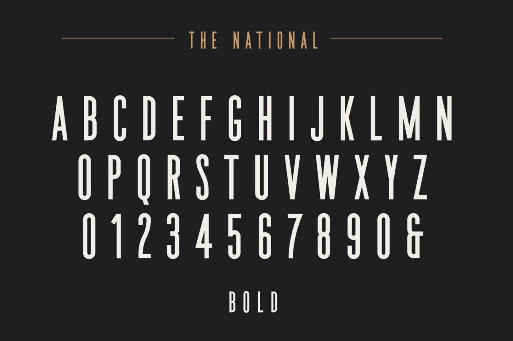 The National Font