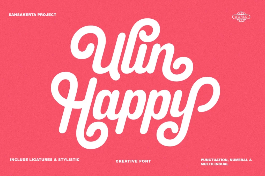 Ulin Happy Font