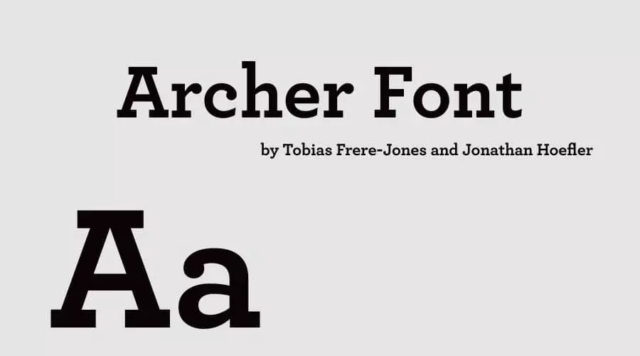 Free Download Archer Font