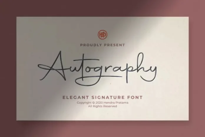 Autography Font